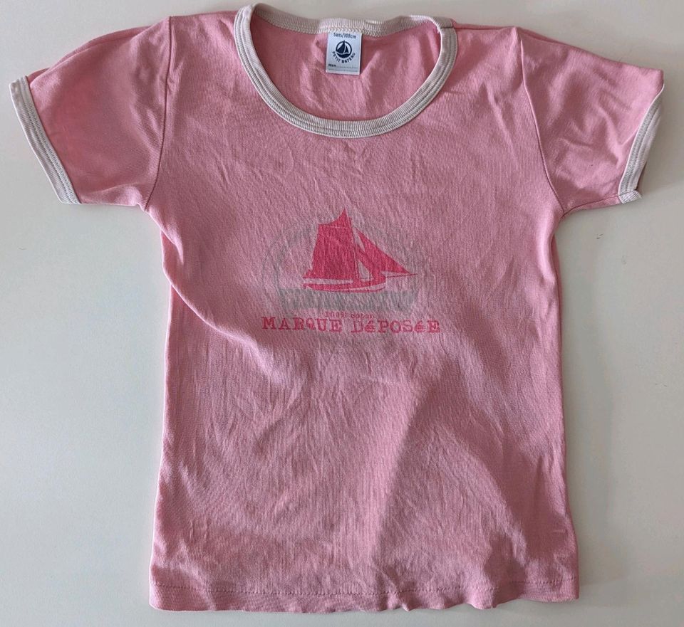 Petit Bateau Shirt Rose rosa 5 Jahre 110 in Luschendorf 