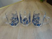 3 Stück Glas Krug Tasse, Teetasse, 80er Jahre, Vintage Bayern - Obertraubling Vorschau