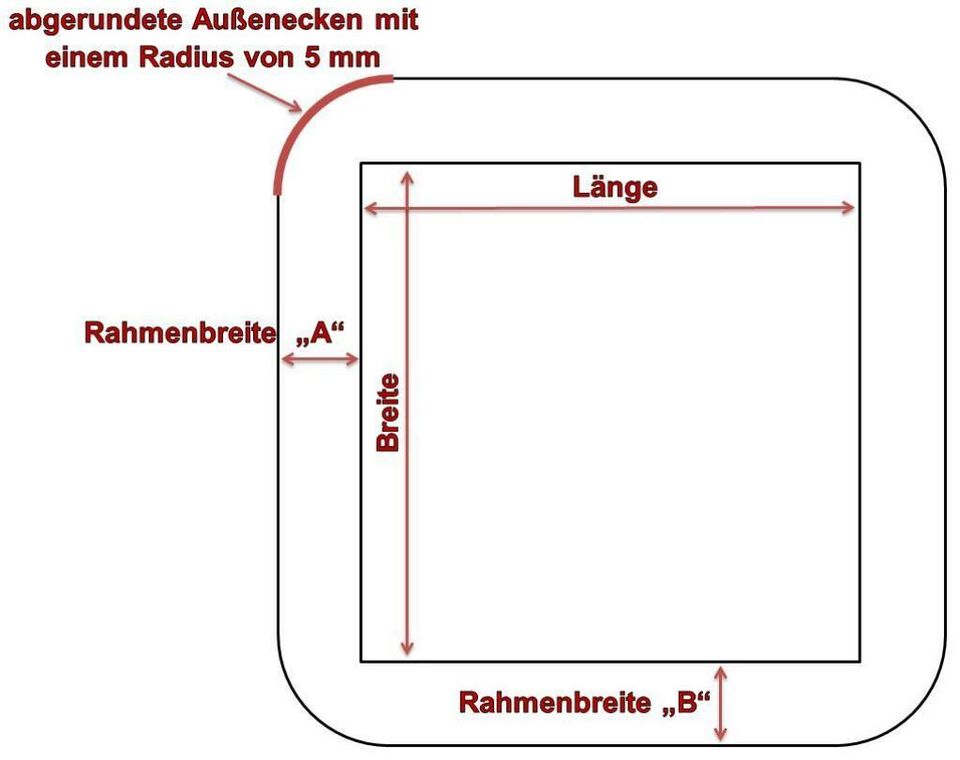 Adapterrahmen für Kochfeld nach Maß in Berlin