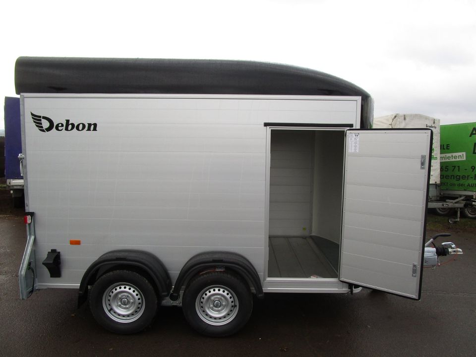 Debon C 500 ALU-Kofferanhänger | Cheval Liberte/Debon | C500 2,6 t | ALU RAMPE/TÜRE+SEITENTÜR+100km/h 2,6 t VORRAT in Wittlich