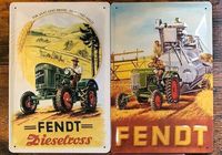 Fendt Dieselross Retro Blechschild Deko Traktor Schild Bielefeld - Bielefeld (Innenstadt) Vorschau