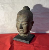 Buddha Tempelwächter Büste aus Messing Buddhakopf Skulptur Schleswig-Holstein - Barsbüttel Vorschau
