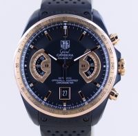 Tag Heuer Uhr Grand Carrera Titan Roségold Chronograph black Date Nordrhein-Westfalen - Langenfeld Vorschau