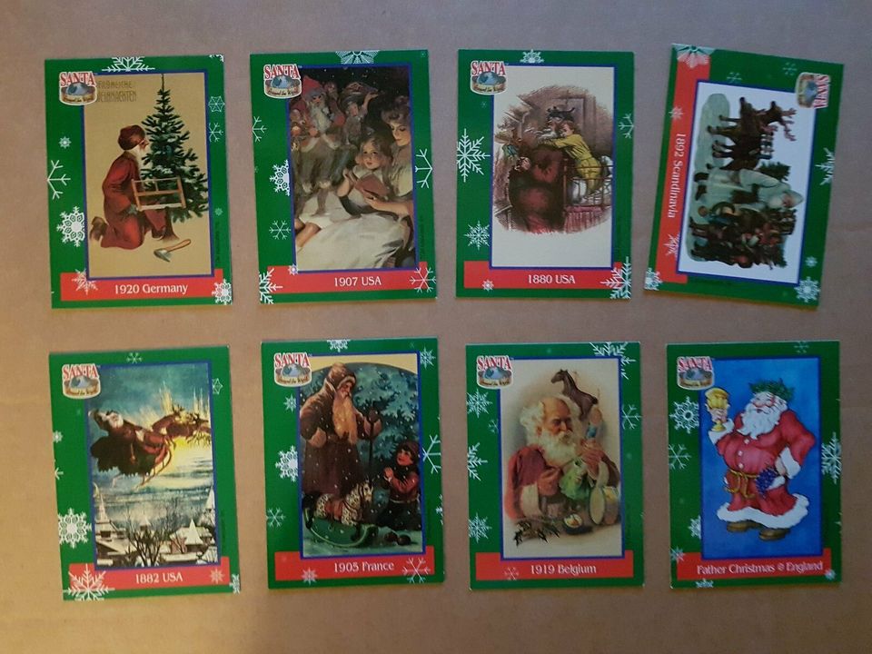 Trading Cards Santa around the World - 72 Cards - Komplett ! in Struvenhütten