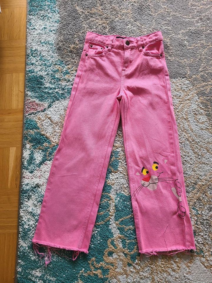 Desigual Pink Panther Jeans Hose 122/128 (size7/8) in Stuttgart
