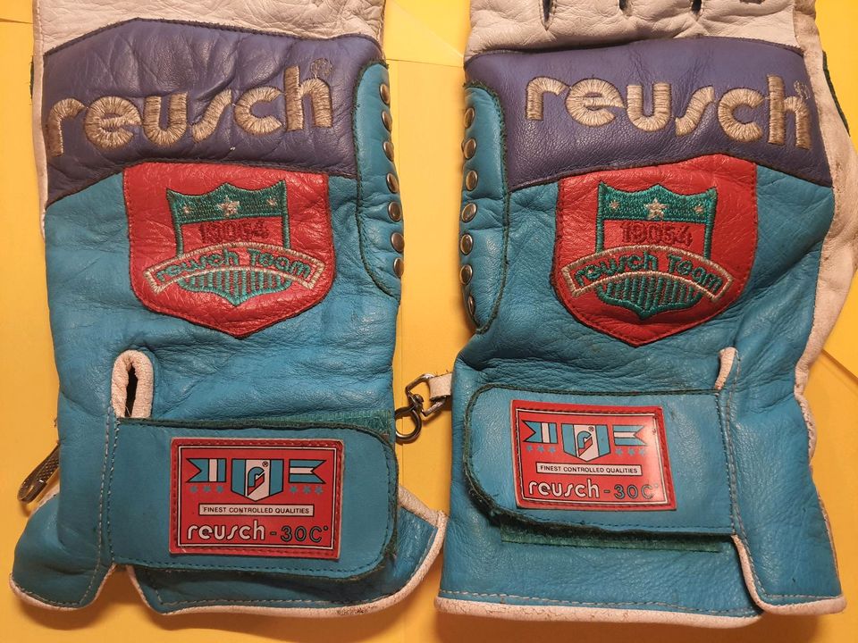 REUSCH Motorrad Handschuhe / aus 1989 / Rarität / Bares für Rares in Horn-Bad Meinberg