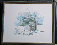 2 Aquarelle, Blumen, ca. 53,5 x 43,5 cm inkl. Rahmen Essen - Altenessen Vorschau