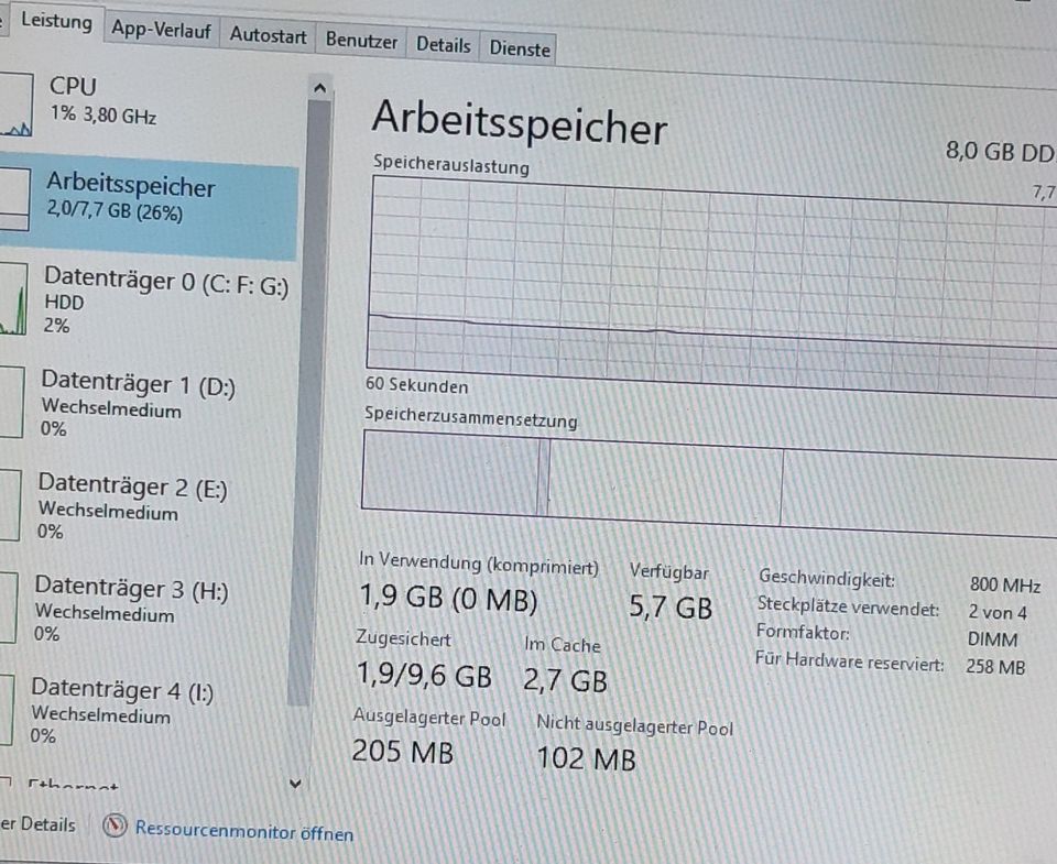 PC System  AMD FX4130, 8GB RAM, 750GB HDD, Win10 in Leipzig