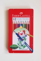 Faber-Castell 12 Farbstifte Bleistifte Buntstifte in Blechbox Frankfurt am Main - Ginnheim Vorschau