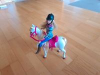 Barbie Pferd mit Reiterin Bayern - Wolfertschwenden Vorschau