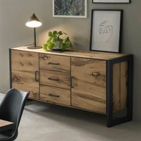 Sideboard Janne Kommode Anrichte Schrank in Eiche furniert Nordrhein-Westfalen - Bad Oeynhausen Vorschau