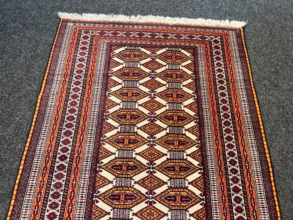 Wunderschöner Orientteppich Beige Boho Wolle Geometrisch 157x90 in Hamburg