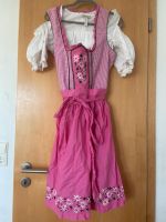 Landhaus Dirndl pink/weiß Gr.42 mit Bluse Baden-Württemberg - Tauberbischofsheim Vorschau