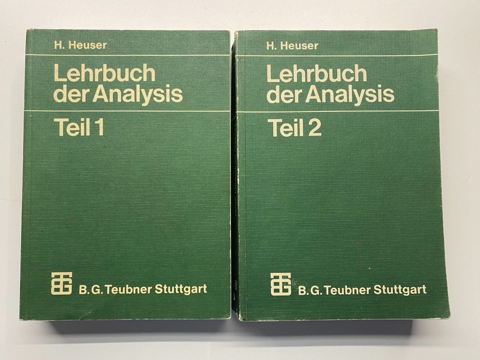 Lehrbuch der Analysis Band 1 & 2 in Volkach