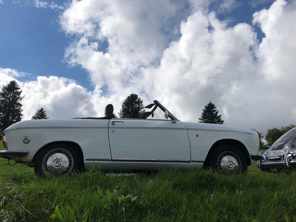 Peugeot 304 Cabrio weiß Oldtimer in Schömberg