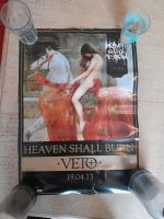 Heaven Shall Burn Poster "Veto" A2 Wiesbaden - Mainz-Kastel Vorschau