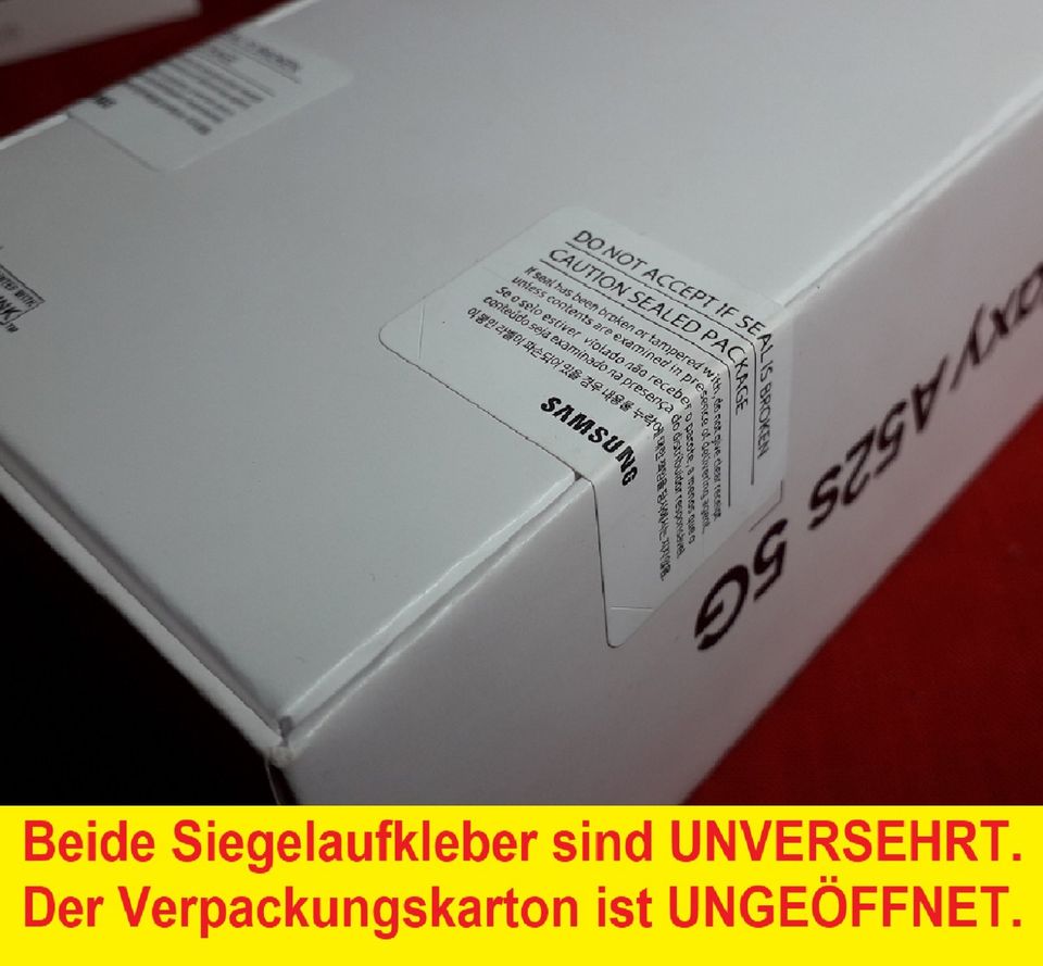 Samsung A52s 5G A528B Smartphone 128GB & Hülle UNBENUTZTE NEUWARE in Berlin