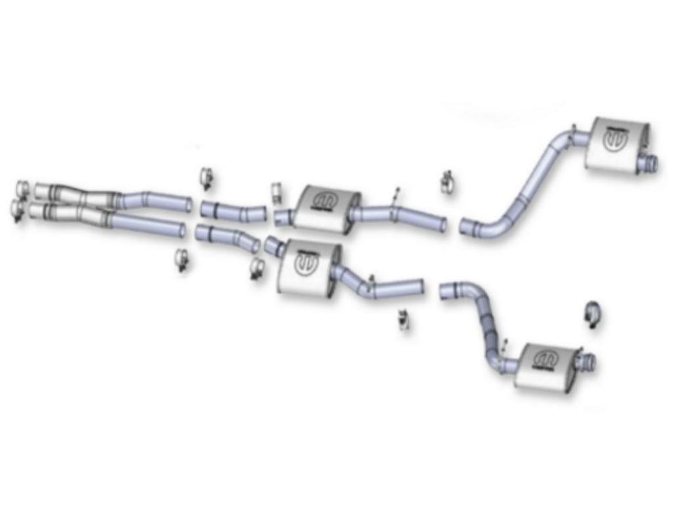 DODGE CHALLENGER RT ab 2015: MOPAR PERFORMANCE EXHAUST in Nordenholz