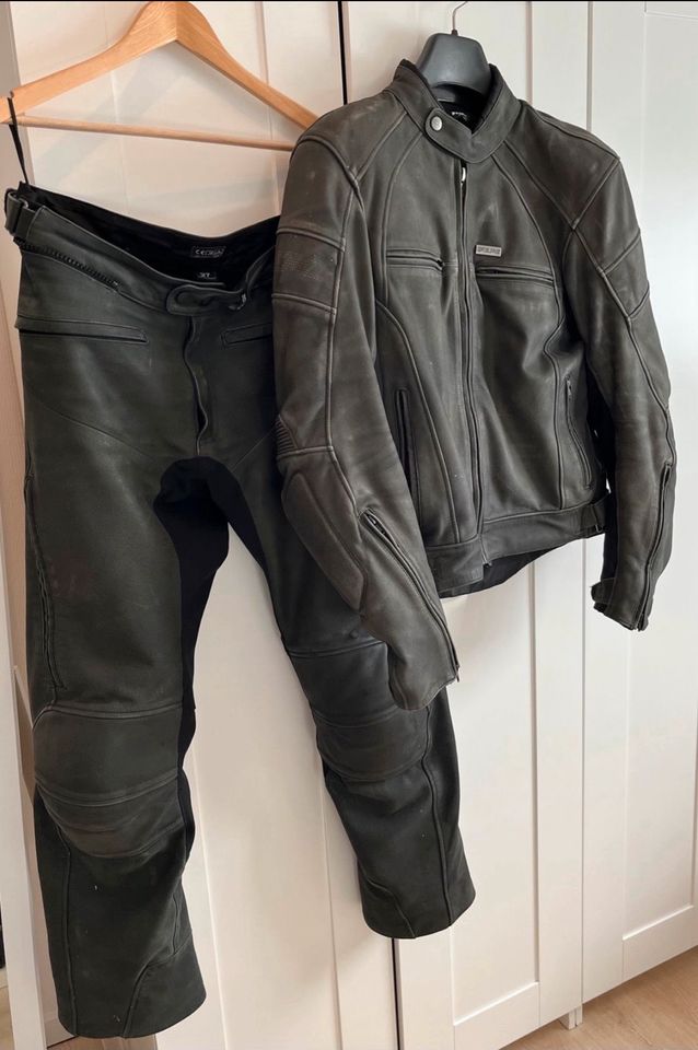 Motorrad Jacke & hose Herren Kombi Textil Schwarz Grau Neu Motorrad kombi