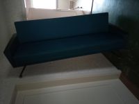 Omas Couch Sofa Schlafcouch Blau Metallfüßen Vintage 50-60ern Rar Bayern - Tröstau Vorschau