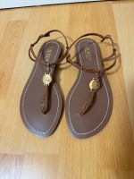 Ralph Lauren Sandalen Zehentrenner braun gold Größe 37 neuwertig Baden-Württemberg - Heidenheim an der Brenz Vorschau