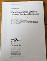 Gebundene Diplomarbeit - Entwicklung eines Cafeteria-Systems Thüringen - Steinach Vorschau