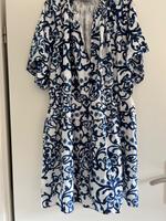 H&M - tolles, Kleid, L/XL - blau/weiß - wenig getragen, doppellag Schleswig-Holstein - Jübek Vorschau