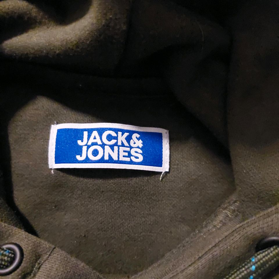 Jack & Jones Hoodie Gr. 152 olivgrün in Olching