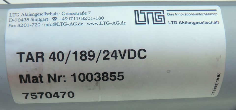 LTG Hochleistungs-Querstromventilator-Lüfter TAR 40/189/24VDC in Leipzig