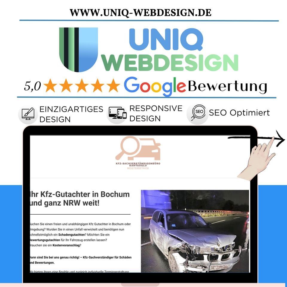 Professionelle Webseite | Onlineshop | SEO optimiert alles inkl. in Bochum