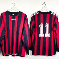 Vintage Adidas Fußball Trikot Gr.L Gestreift 90er 90s y2k Retro Nordrhein-Westfalen - Gronau (Westfalen) Vorschau