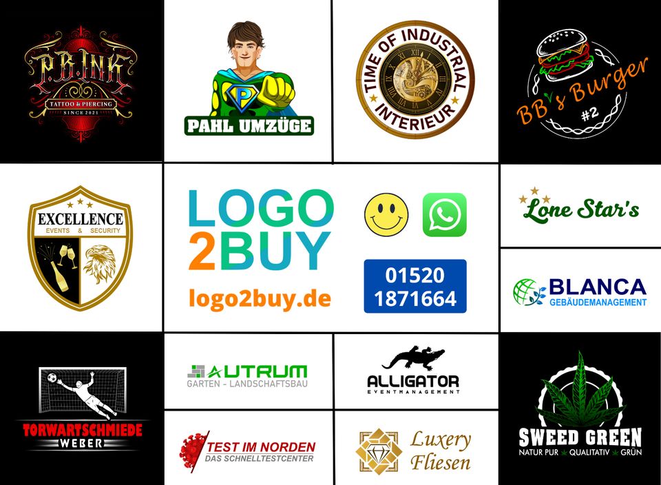 Premium Logo Agentur - Firmenlogo erstellen designen lassen - Logodesign - Logoerstellung - Corporate Design - Logos für Homepage und Flyer - Suche Designer Markenanmeldung Design Grafikdesign Tshirt in Düsseldorf