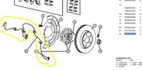 ABS-Sensor  56044144AC, Chrysler, Jeep, Dodge, Frontachse Köln - Ehrenfeld Vorschau