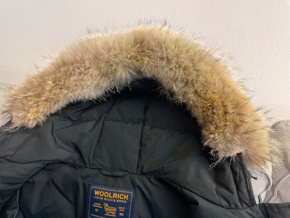 Arctic Parka Damen blau Marine abnehmbarem Pelz M 38 in Düsseldorf