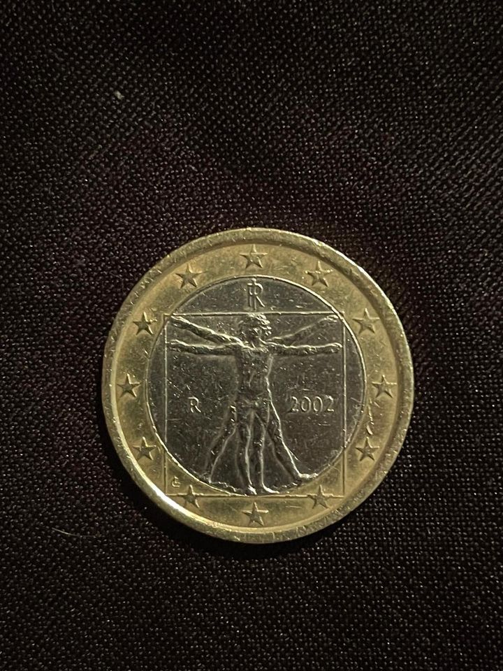 1€ Münze Italien 2002 in Monheim am Rhein