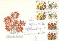 2 Briefe DDR 2737-42 Herbstblumen Anemone Mittagsgold Wucherblume Nordrhein-Westfalen - Kamen Vorschau