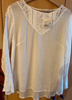 Damen Bluse weiß Gr. 40/42 von Gina Benotti Sachsen-Anhalt - Weißenfels Vorschau