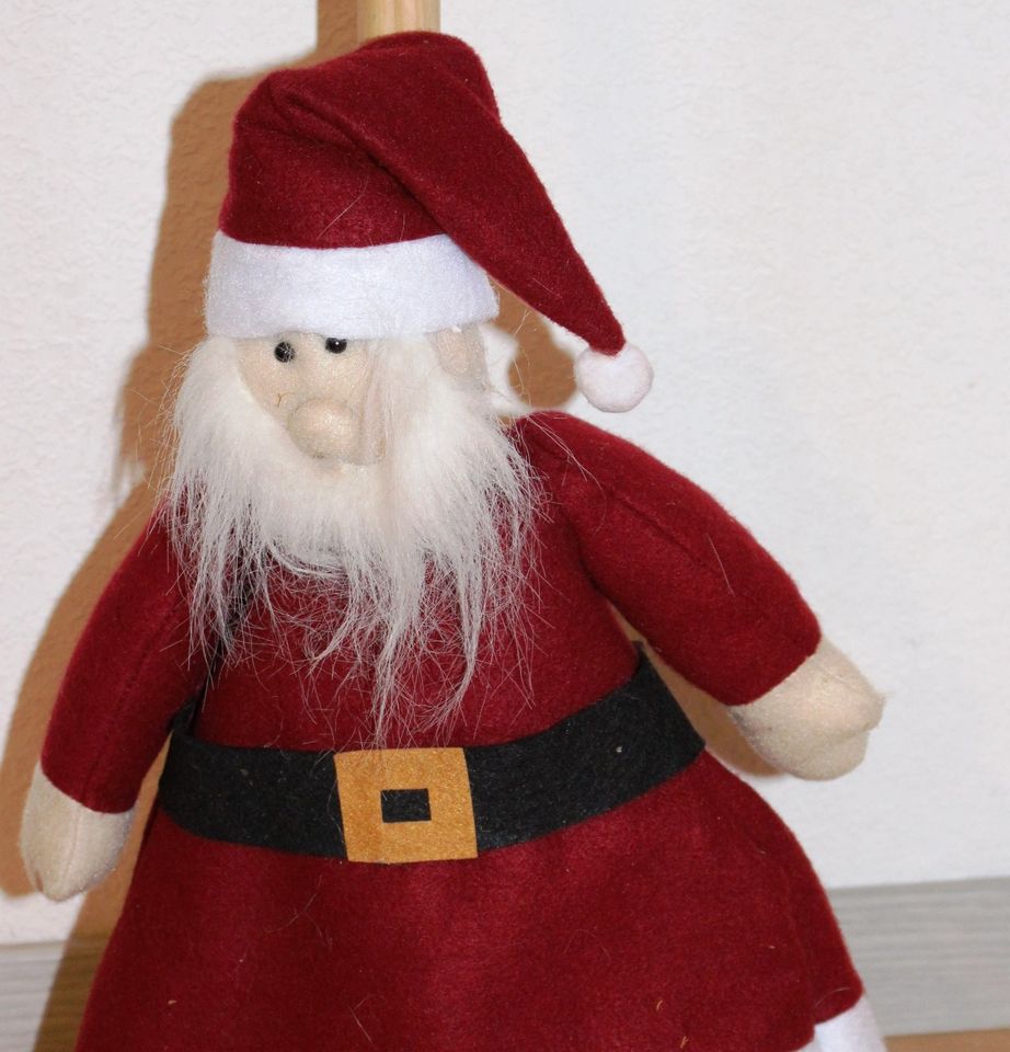 Deko - Strohbesen Weihnachtsmann in Edemissen