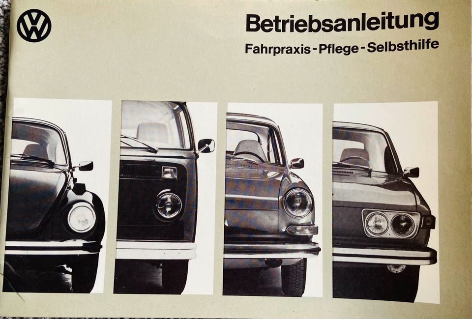 VW Betriebsanleitung  Bau 72 in Hamburg