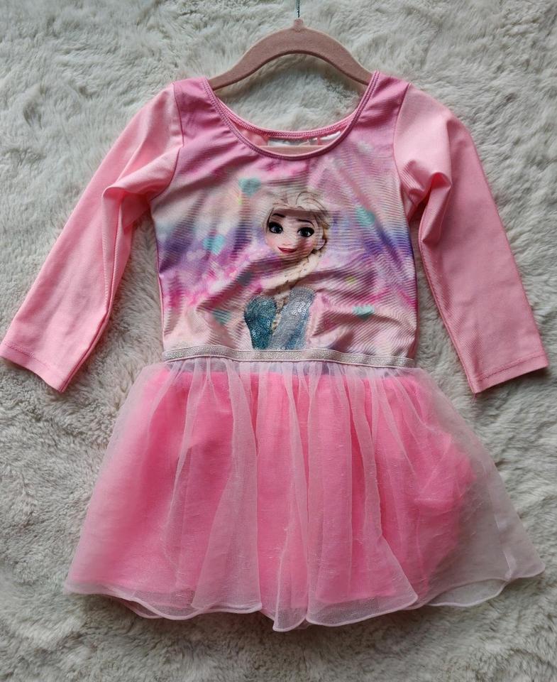 Elsa Faschingskostüm rosa Ballerina Ballett Kleid 110/116 in St. Leon-Rot