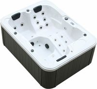 XXL Luxus SPA LED Whirlpool SET 210x160 Farblicht Outdoor-Indoor Bayern - Hofkirchen Vorschau