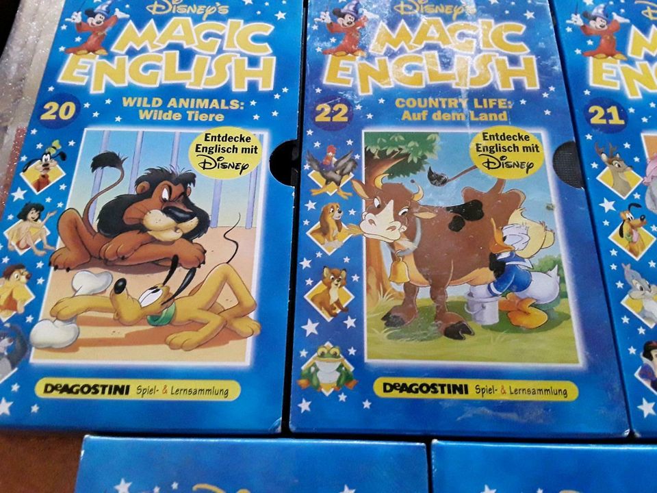 24 VHS Disney'sMagic Englisch Lehrspass.... in Teublitz