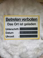 Betreten verboten Schild Niedersachsen - Peine Vorschau