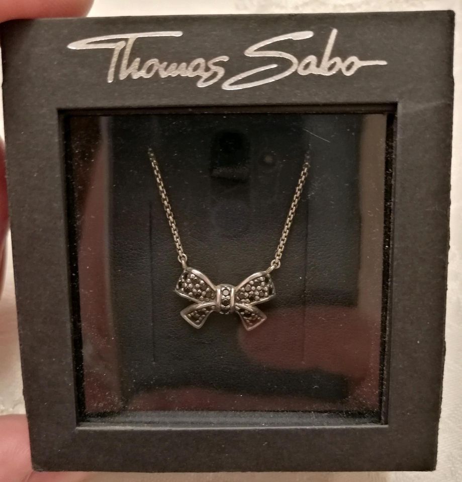 ❤️ Schöne Kette Thomas Sabo Schleife 925 Silber in Frankfurt am Main