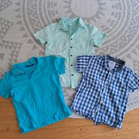 Kleiderpaket Poloshirt Kurzarm Hemden 110 türkis blau Bayern - Baldham Vorschau