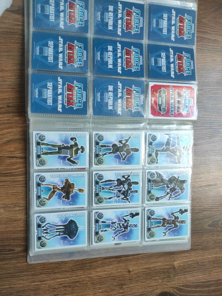 Sammelkarten Star Wars force Attax in Viersen