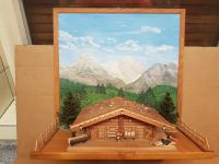 Diorama Bild mit Alpenhütte Holzschnitzerei Sebastian Schwab Nordrhein-Westfalen - Siegburg Vorschau