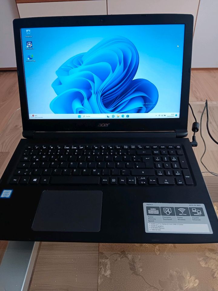 Acer laptop  i3. 7. Generation  15.6 zoll in Peine
