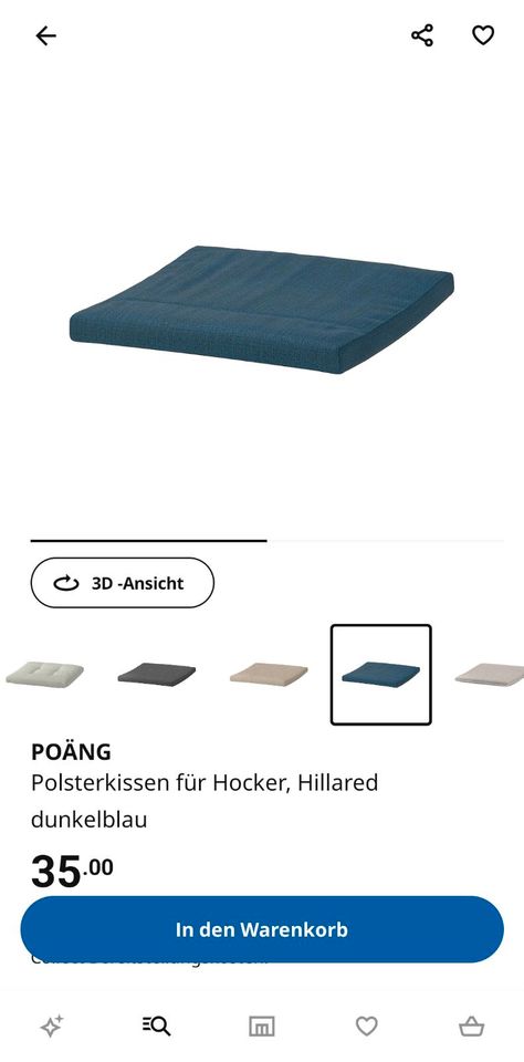 Poäng Sessel | Ikea Stuhl | Bezug | sehr guter Zustand in Berlin