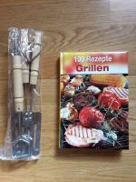 Grill Rezeptbuch 100 Grillrezepte mit Grillbesteck Sachsen - Frohburg Vorschau